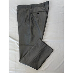 Perry Ellis Portfolio Flat Front Microfiber Dress Pants, Slacks. Men's 34X32 EUC